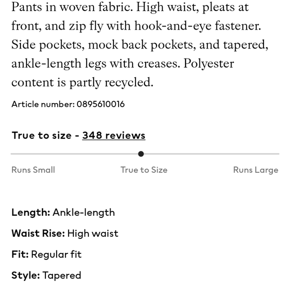 H&M high waisted trousers - Picture 5 of 6